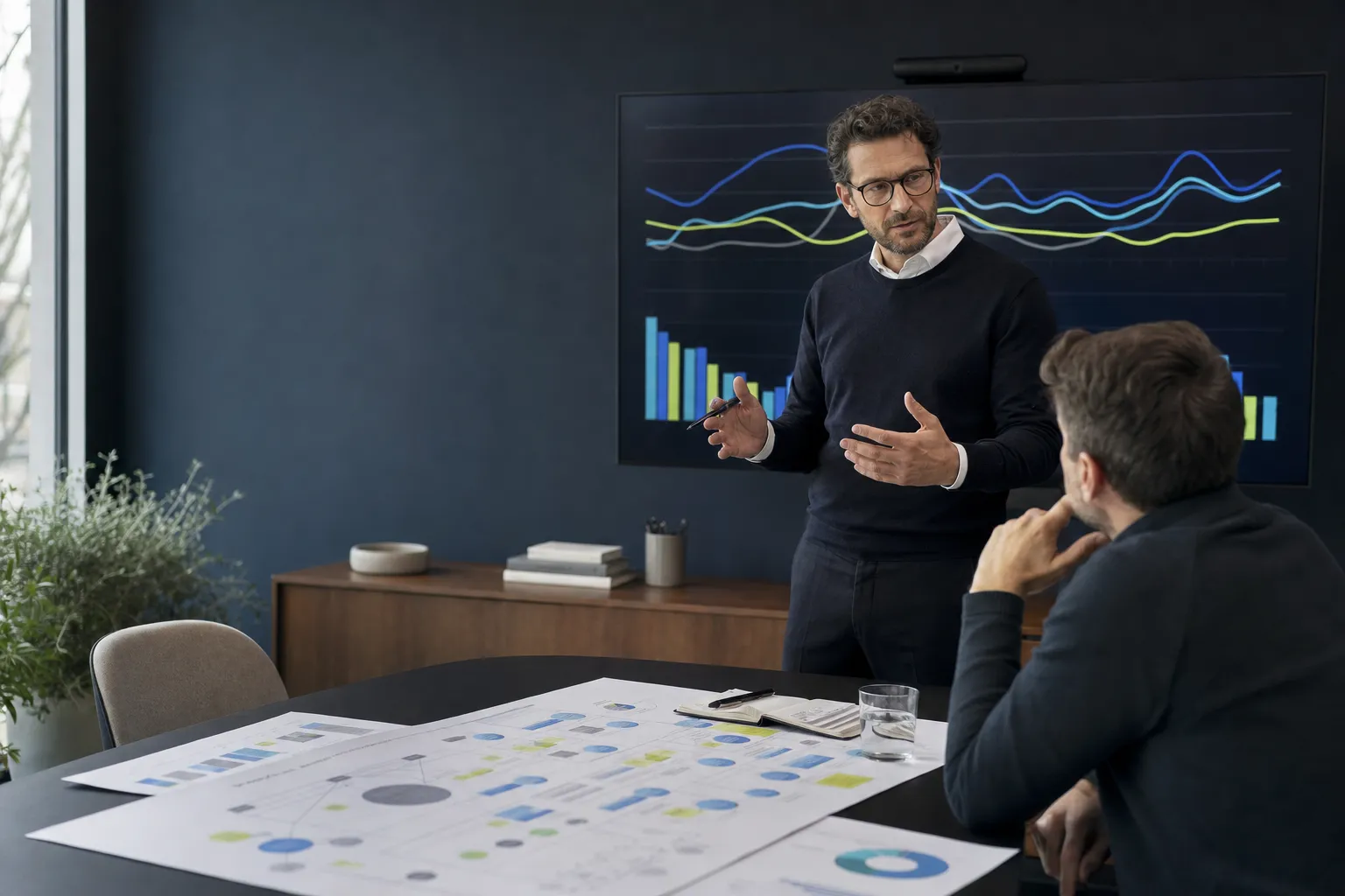 Analist explicând relația dintre SEO, răspunsurile AI și publicitatea PPC pe baza datelor