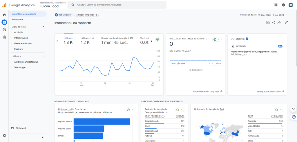 consola Google Analitycs