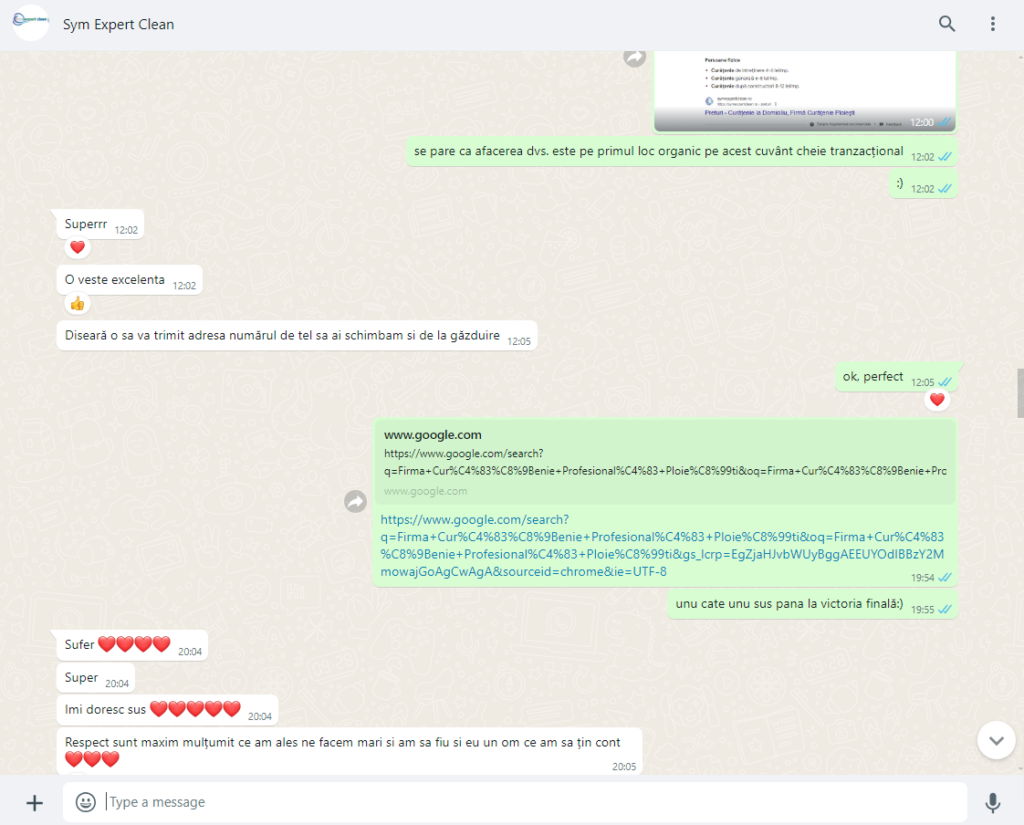 exemplul unei mici afaceri locale