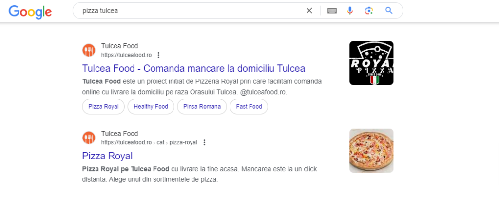 primul loc în clasamentele de căutare