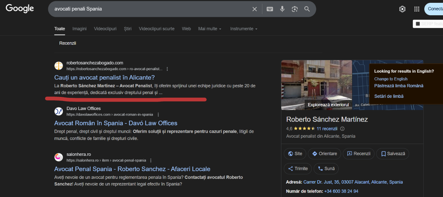 avocati penali Spania